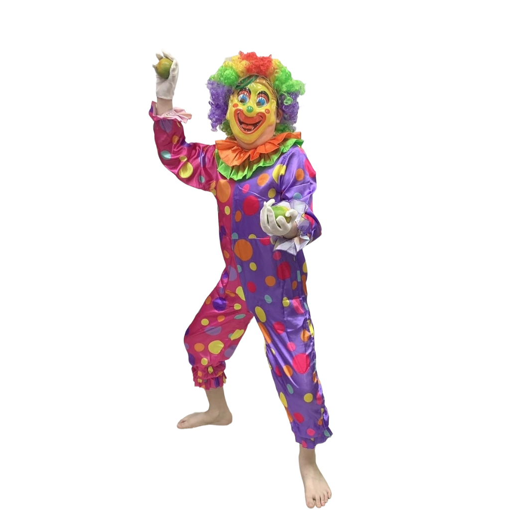ชุดตัวตลก (เด็ก&ผู้ใหญ่) clown costume🚚ด่วนมีส่งGrabค่า