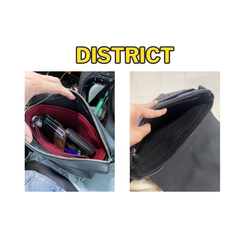 ดันทรงกระเป๋า District ---- PM / MM จัดระเบียบ และดันทรงกระเป๋า