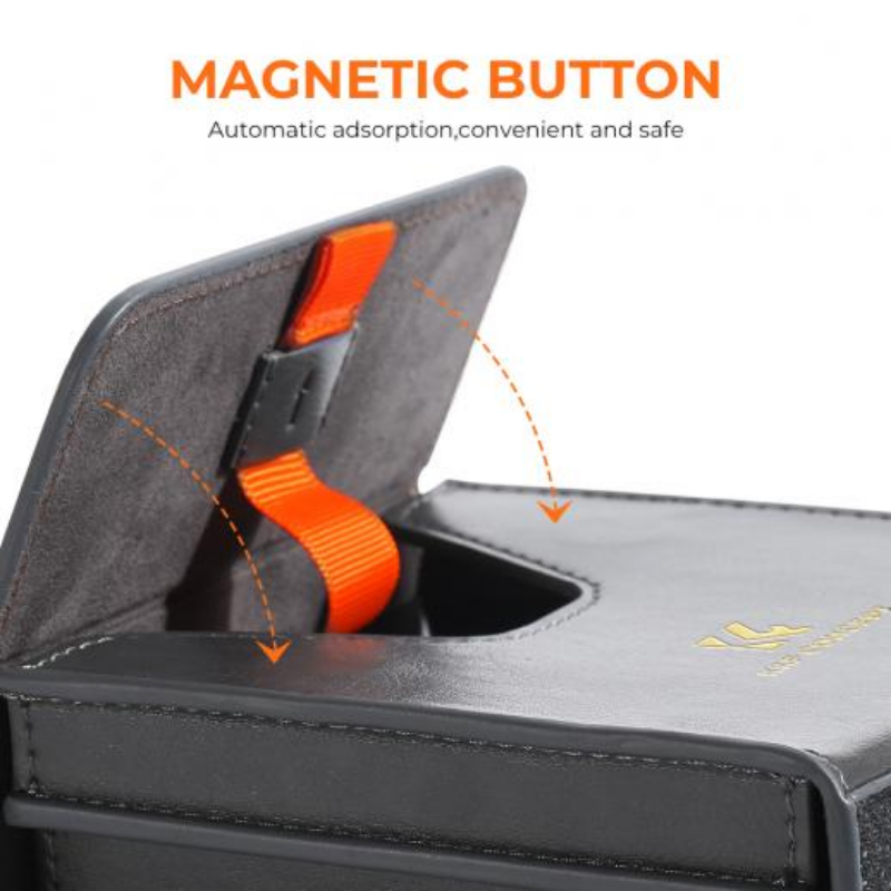 K&F Camera Lens Filter Carry Case, 4-Pocket Waterproof Leather Bag for 100*100mm (KF13.106)