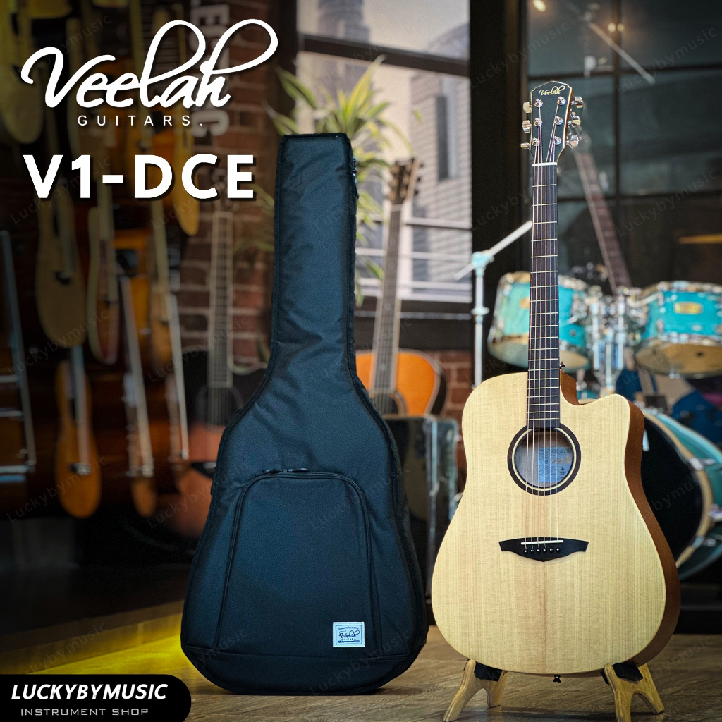 [ส่วนลด1000-📸] กีตาร์โปร่งไฟฟ้า Veelah V1-DCE , V1-GACE | Saga รุ่น SF700CE M1 ไม้หน้าแท้ ท็อปโซลิด