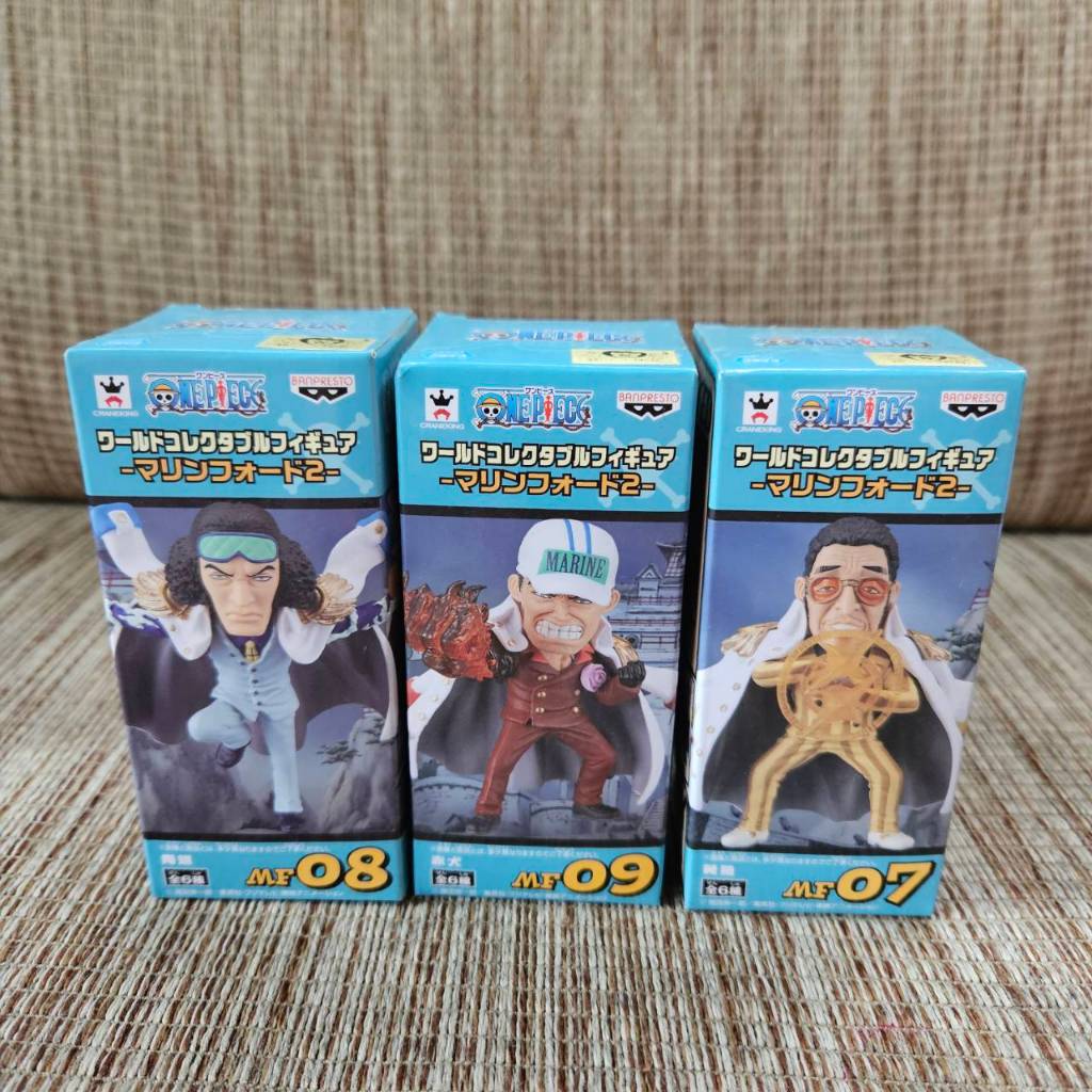 Banpresto WCF One Piece Marine Ford 2 - Aokiji  Akainu Kizaru