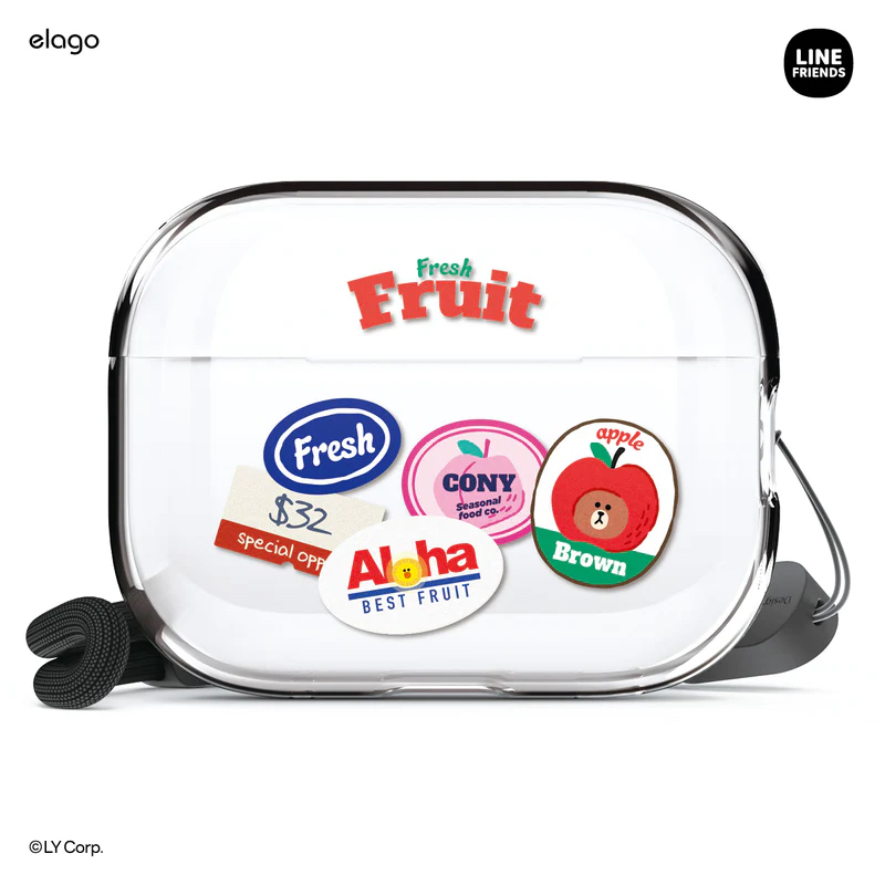 elago X Line B&F Fruit Shop Case for AirPods Pro2 [2 Styles] ลิขสิทธิ์แท้จากตัวแทนจำหน่าย
