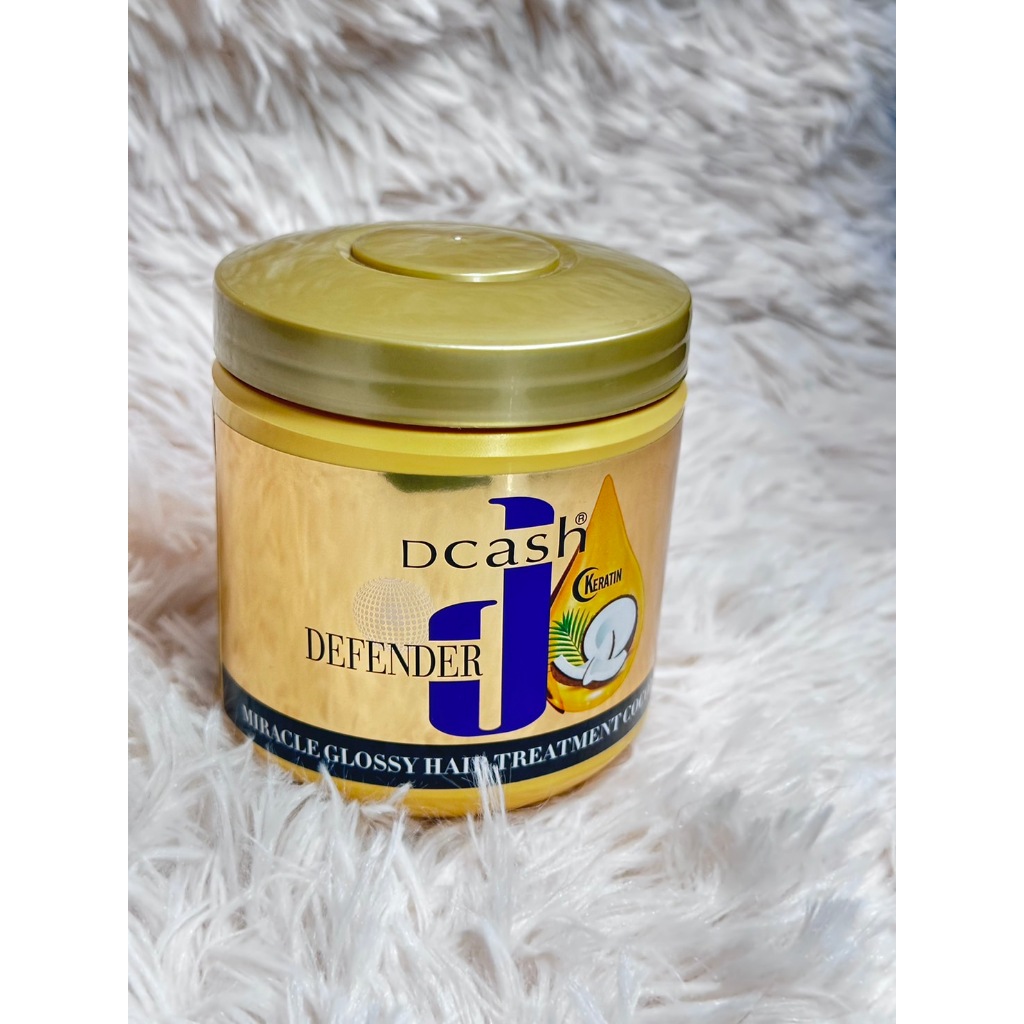 ขนาด 500 ml. (สีทอง) ดีแคช ดีเฟนเดอร์ เคราติน มิราเคิล กลอสซี่ แฮร์ ทรีทเม้นท์ โคโคนัท