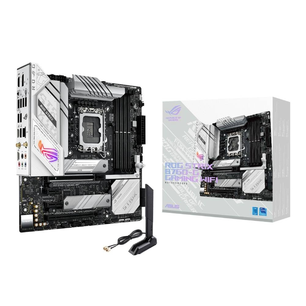 Asus ROG Strix B760-G GAMING WIFI DDR5 Intel mATX LGA1700 Motherboard เมนบอร์ด