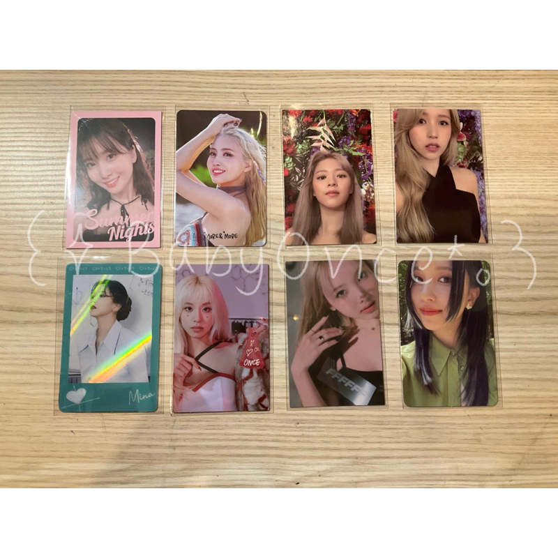 TWICE <โฟโต้การ์ดจากอัลบั้ม> <PHOTOCARD> MOMO JEONGYEON MINA CHAEYOUNG NAYEON