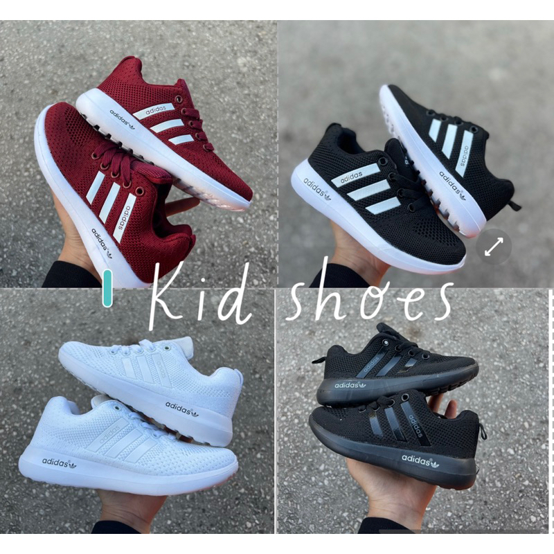 รองเท้าผ้าใบของเด็กAdidasZoomใส่ได้ทั้งเด็กหญิงและเด็กชายสินค้าพร้อมส่งสินค้าถ่ายจากของจริง 25-36