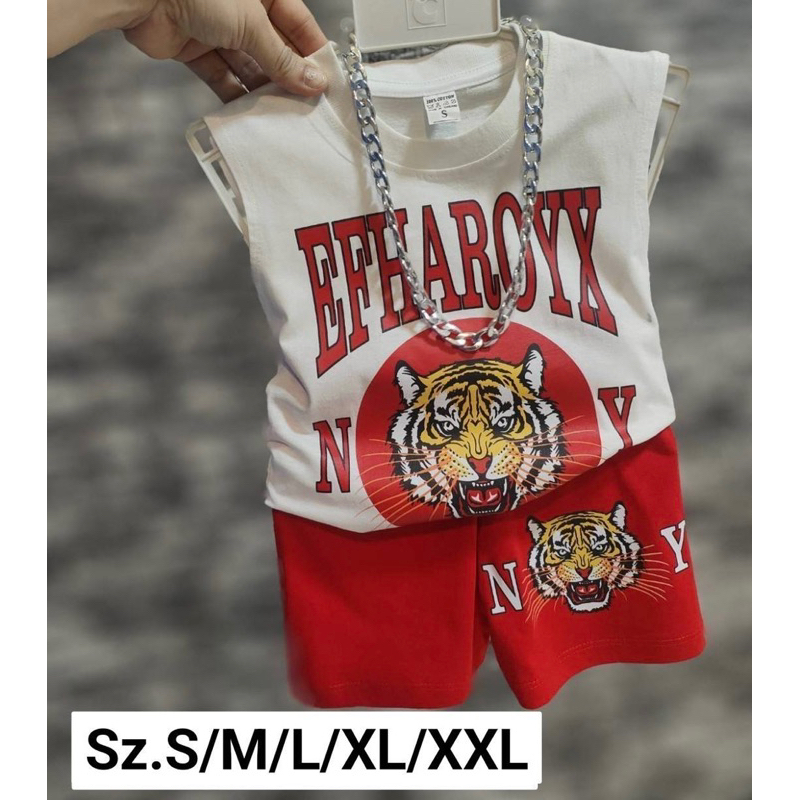 ชุดเซ็ตลายเสือสีแดง❤️ - รูปที่ 2