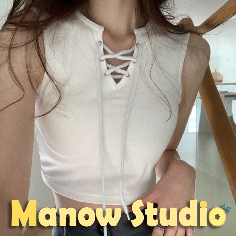 บรา บราสายเดี่ยว เสื้อกล้าม สายเดี่ยว บราสายเดี่ยวแบบสวม 671 Manow.studio