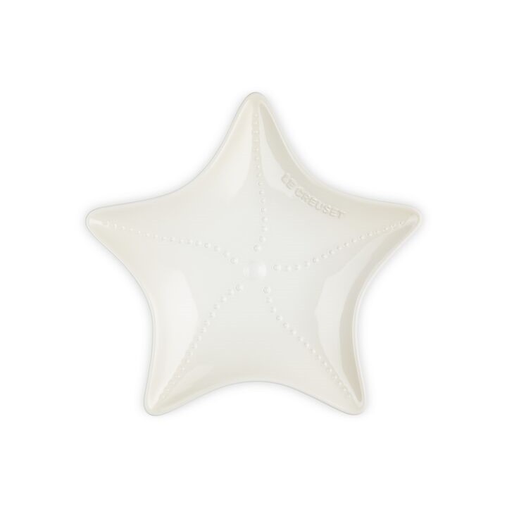 จานเซรามิครูปดาว ขนาด 27cm สีขาว  27CM STARFISH PLATE  MERINGUE