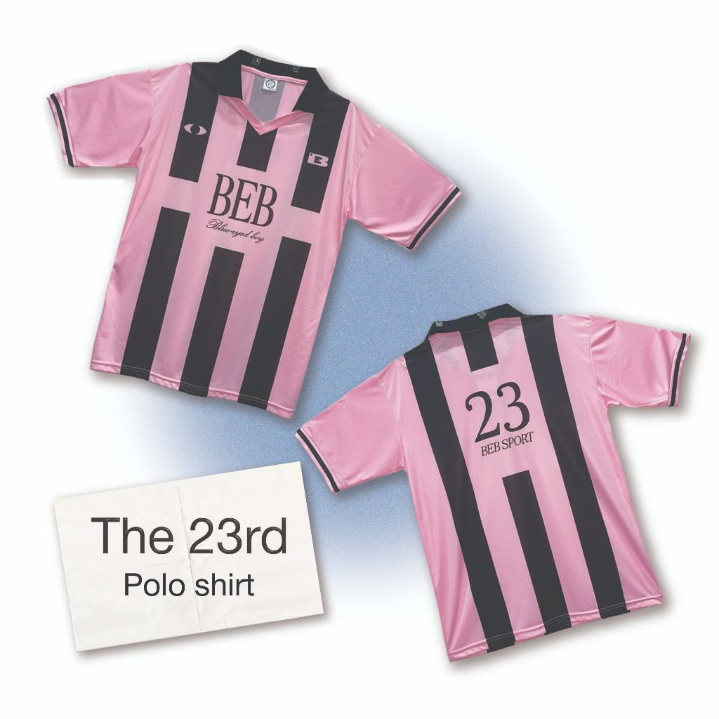 BEB CLUB - Pink polo shirt เสื้อกีฬาโปโลสีชมพู