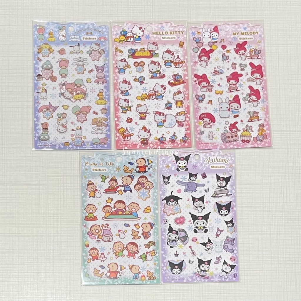 สติกเกอร์แผ่น ลายการ์ตูน 15.5x10.3cm