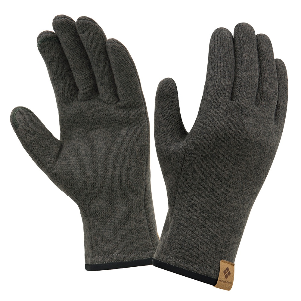 Montbell ถุงมือกันหนาว ทัชสกรีน รุ่น 1118546 CLIMAPLUS Knit Gloves Men's