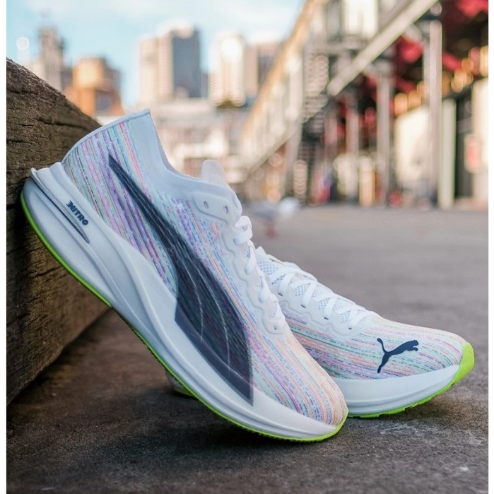 [ลด20% เก็บโค้ด 20XTRA1000] PUMA Deviate Nitro Spectra รองเท้าวิ่งผู้หญิง พูม่า แท้ รุ่นฮิต