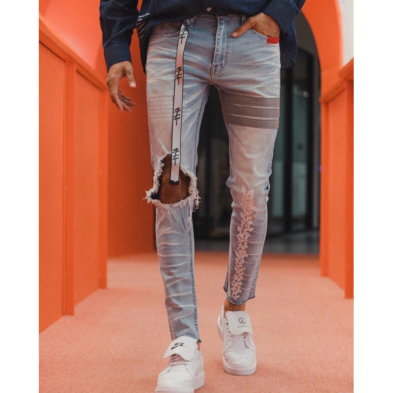 กางเกงยีนส์ holdem limited collection