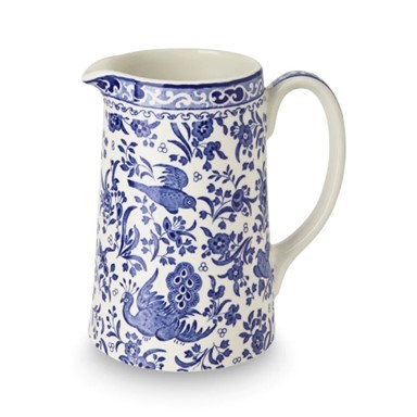 Blue Regal Peacock Tankard Jug Medium 568ml/1pt