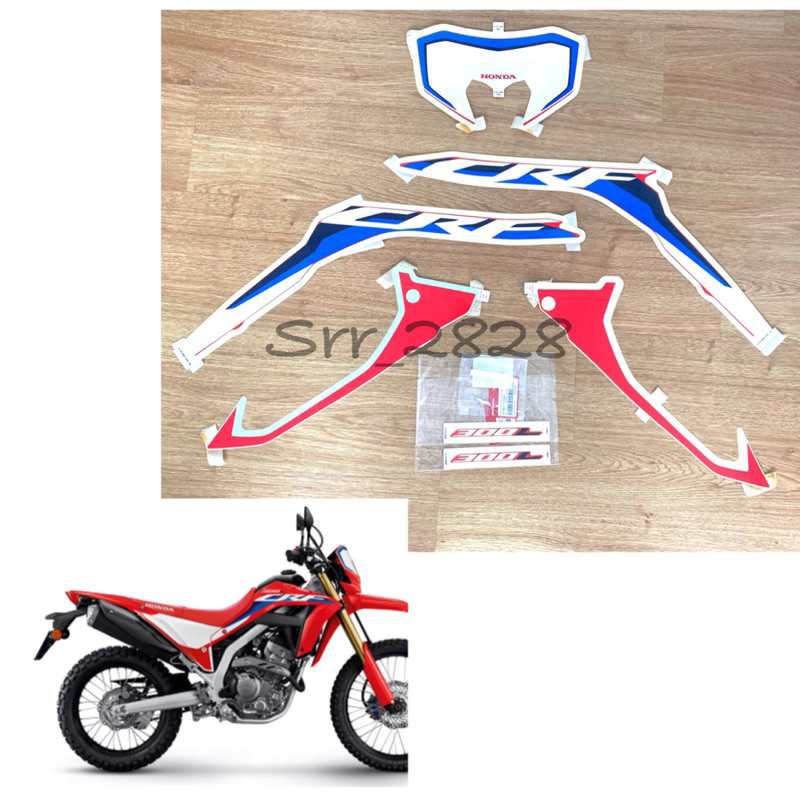 ชุดสติ๊กเกอร์ HONDA Crf300L 1 ชุด แท้ศูนย์