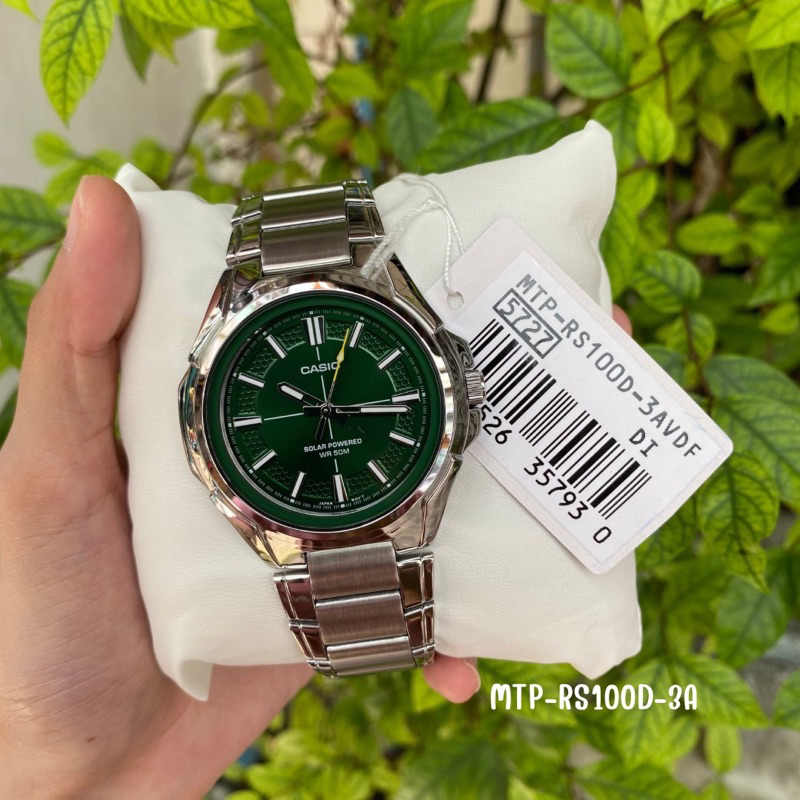 [Solar]CASIO  MTP-RS100D-1A  MTP-RS100D-2A MTP-RS100D-3A  MTP-RS100D-5A MTP-RS100S-7A  ของแท้ 100% พร้อมส่ง ประกัน 1 ปี