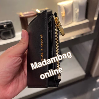 𝗖𝗛𝗔𝗥𝗟𝗘𝗦 & 𝗞𝗘𝗜𝗧𝗛 Mini Top Zip Wallet กระเป๋าสตางค์ใบสั้น