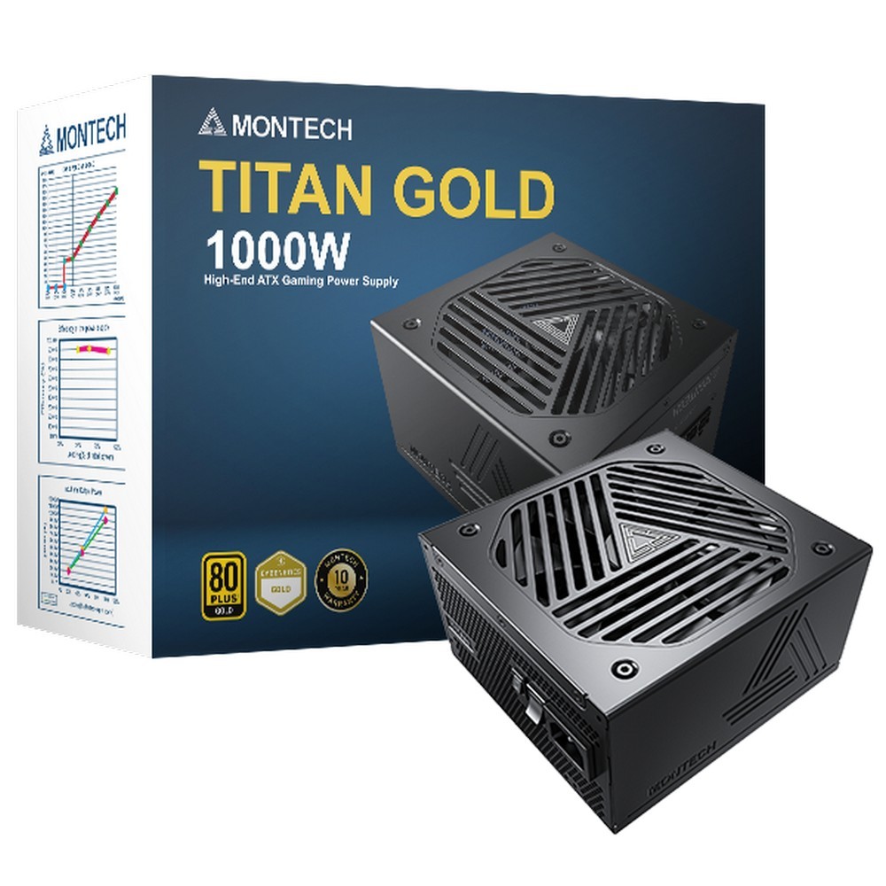 MONTECH TITAN GOLD 1000W 80PLUS GOLD / MONTECH TITAN GOLD 850W 80PLUS GOLD / MONTECH TITAN GOLD 750W