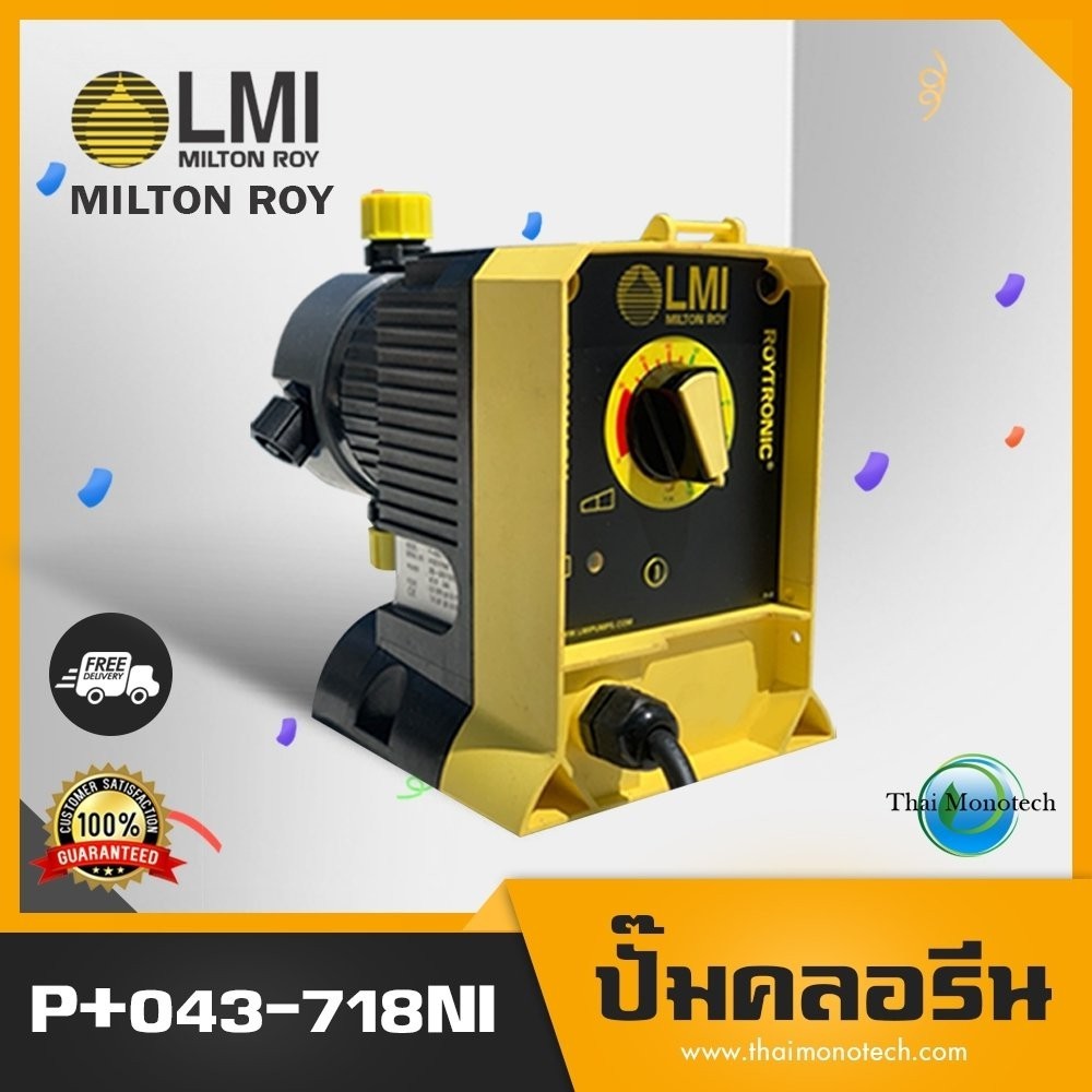 Product image ปั๊มเคมี Milton Roy P+083-738NI 4
