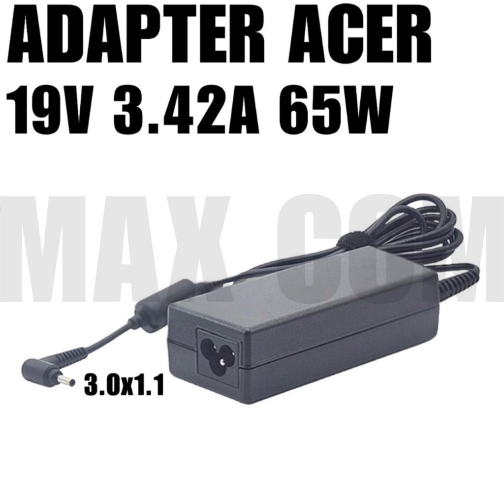 Acer ไฟ 65W 19v 3.42a 3.0 x 1.1 mm Swift Spin Aspire อะแดปเตอร์ สายชาร์จ โน๊ตบุ๊ค Notebook Adapterด้วยสายไฟ AC
