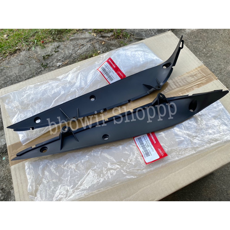 ‼️เเท้ศูนย์‼️ชิ้นดำยึดบังลม Wave125R/S (ราคาต่อ1คู่R,L) หัวเถิก หัวเเหลม เเท้ ชิ้นดำบังลมใน เเท้ฮอนด้า