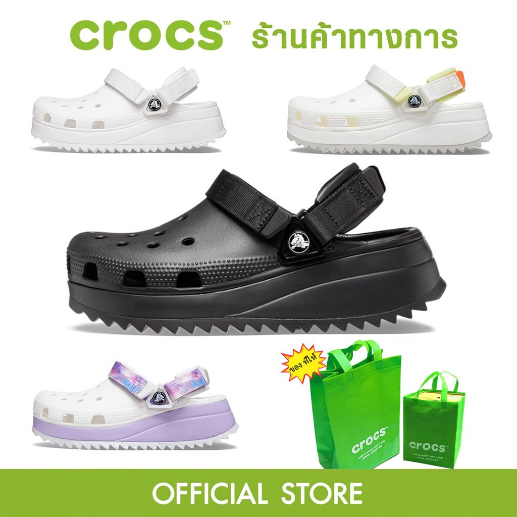 ของแท้ Crocs Classic Hiker Clog รองเท้าลำลองผู้ใหญ่ รองเท้าแตะ รุ่นฮิต ได้ทั้งชายหญิง เหมาะกับเดินชายหาด