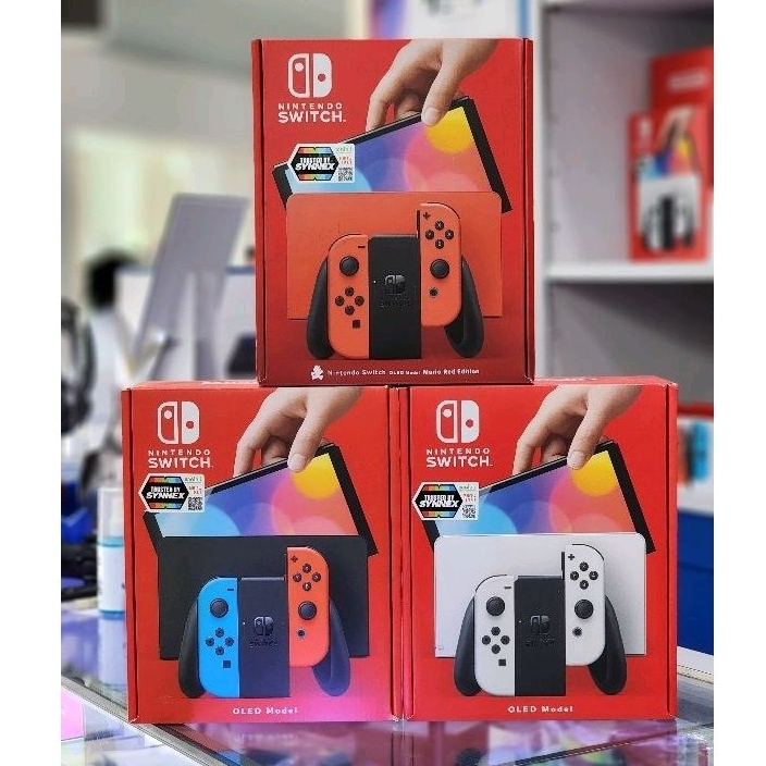 [ประกันศูนย์ไทย18เดือน] Nintendo : Nintendo Switch OLED Neon /  White / Mario Red Edition (Console) Gen3