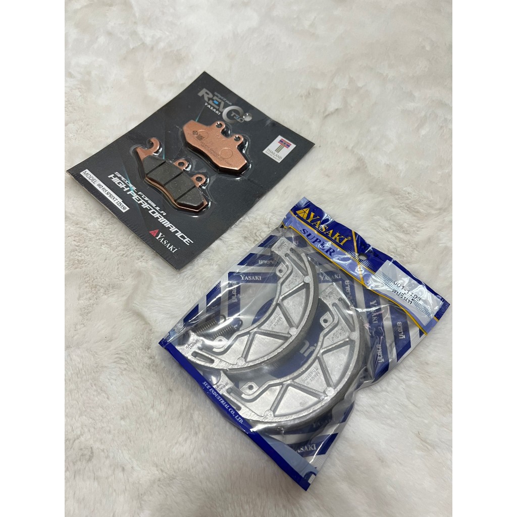 ผ้าเบรครุ่นRevoteqหน้า-หลัง VESPA (เวสป้า) รุ่น Sprint (สปริ๊นท์) 125/150 PRIMAVERA 150 Yasakiแท้