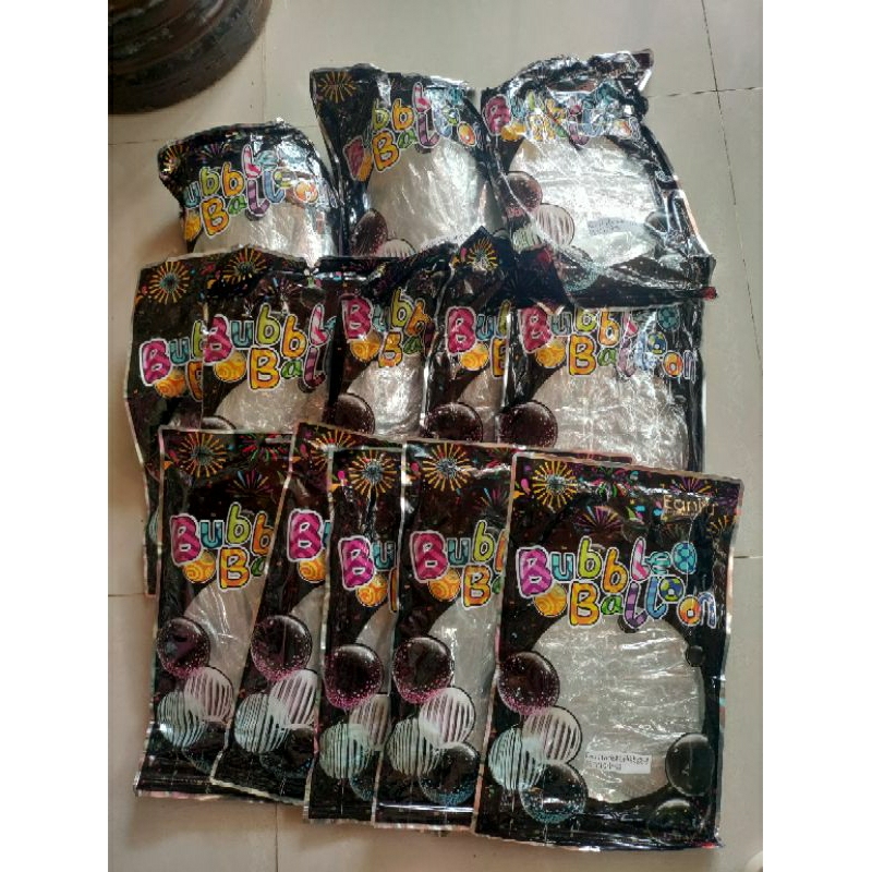 ลูกโป่งใส บับเบิ้ล ถุงดำ แบบเป่าได้เลยไม่ต้องยืด 22นิ้ว 24นิ้ว 36นิ้ว