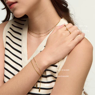 Bemet bead necklace สร้อคอสแตนเลส