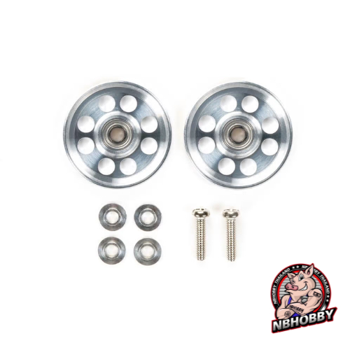 Tamiya Item 95563 – HG Lightweight 17mm Aluminum Ball-Race Roller (Ringless)