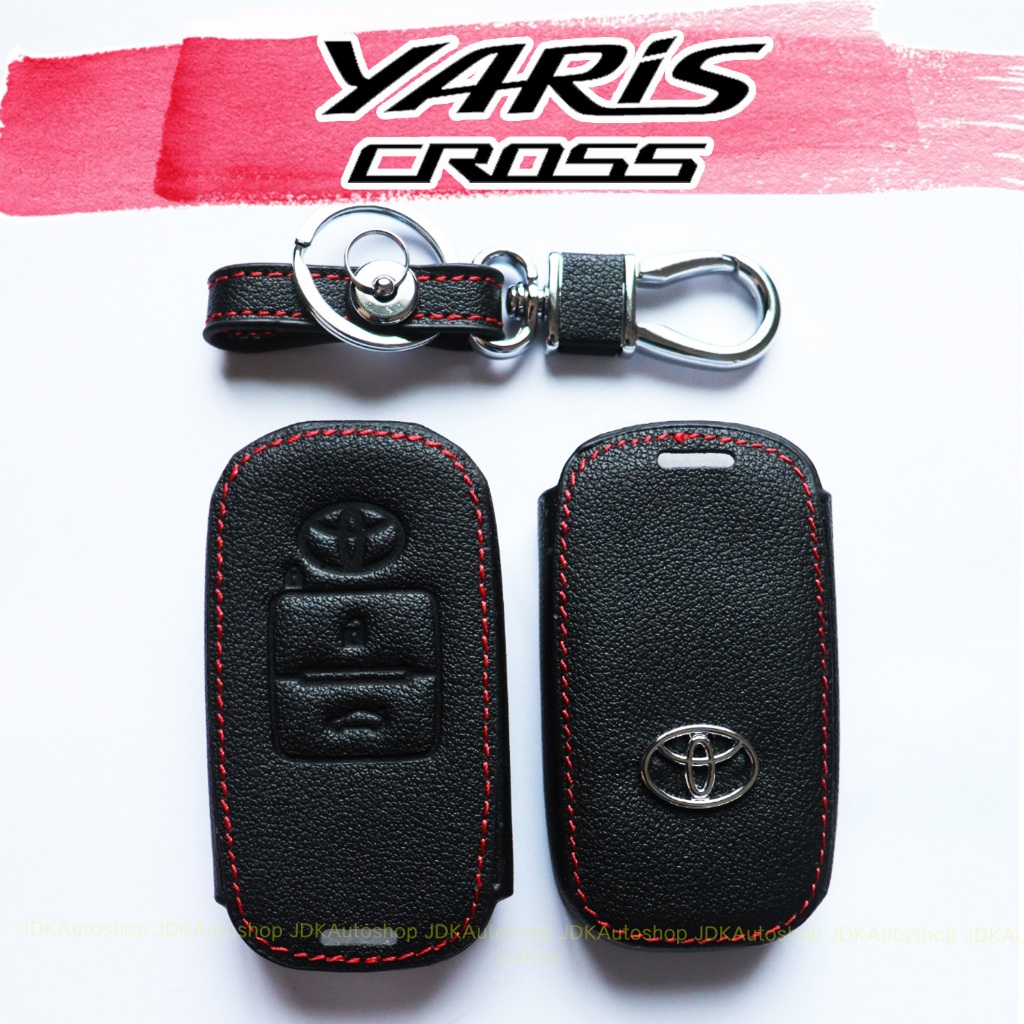 NEW TOYOTA Yaris CROSS HEV 2023 โตโยต้า ยาริส ครอส ซองกุญแจหนัง พวงกุญแจ