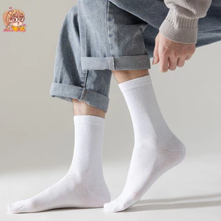 annacny ถุงเท้าข้อยาว 🧦โทนสีพื้น ขนาดFree size ผ้าหนาพิเศษ 🎁 พร้อมส่ง S20