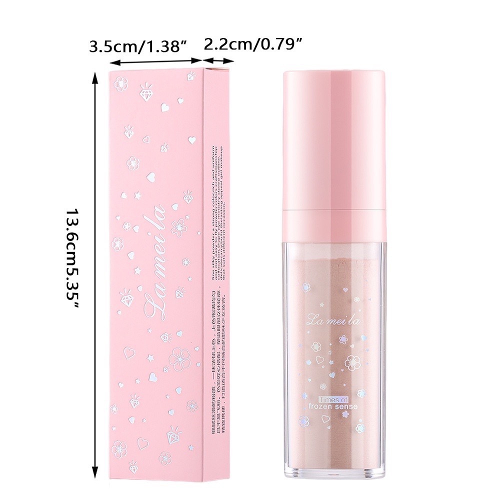 L387 LAMEILA ไฮไลท์​แบบผง กลิต​เตอร์​ฉ่ำๆ ​เนื้อฝุ่น ​ทาหน้าและตัว ใช้งานง่าย - รูปที่ 6