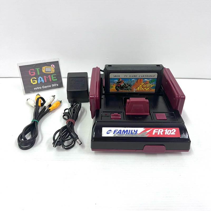 Family FR102 + Zippy Race game 220v. Original Thailand 🦖 (1985)🕹 95%  เกมตลับ Family FR102 รุ่นเก่าในตำนาน