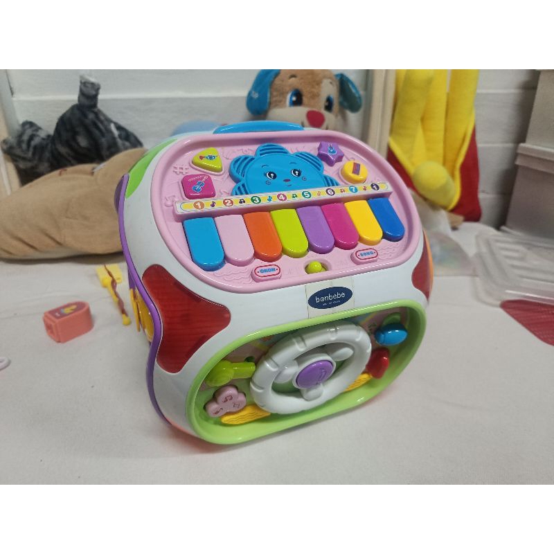 bonbebe 7in1 Edu-cube รุ่น original กล่องกิจกรรม7 ด้าน เสริมทักษะ