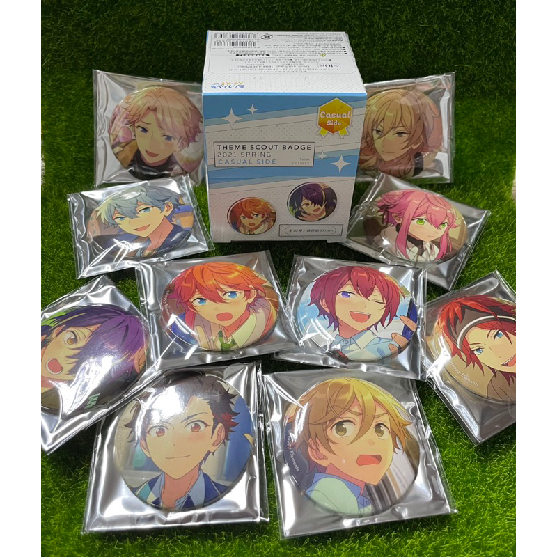 Ensemble Stars!! 2021 Spring Theme Scout -Casual Side Can Badge Frontier Works