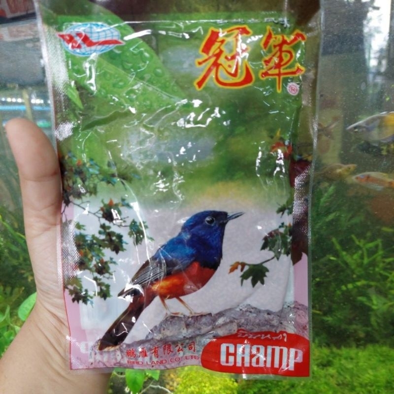 อาหารนกบินหลา อาหารนกกางเขนดง แชมป์ ขนาด 120 กรัม