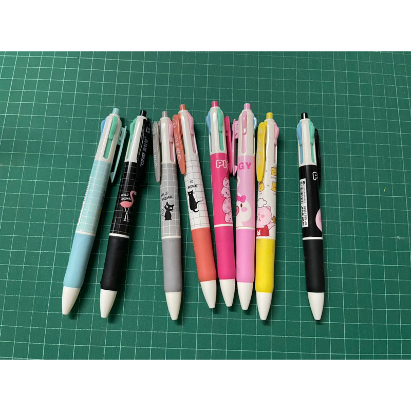 (12ด้าม) ปากกา4หัว น้ำหมึก4สี คละลาย