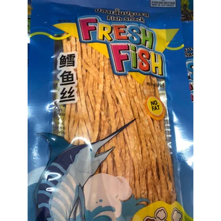ปลาเส้นทาโร่ตราเฟรสฟิส รสบาบีคิว 80 กรัม แพค 4 ซอง