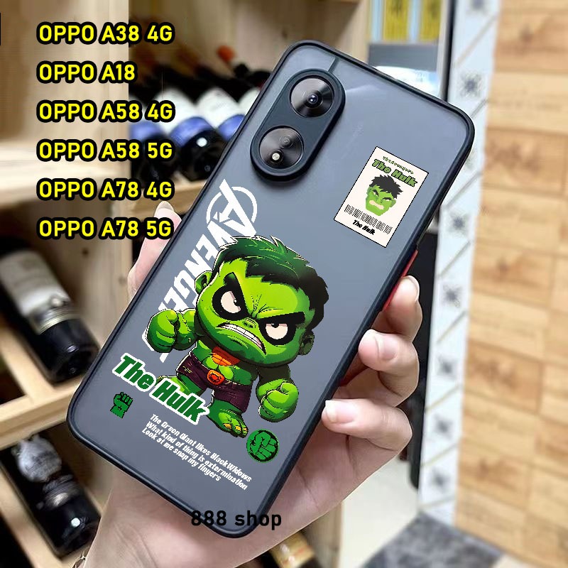 ตรมรุ่น รุ่นใหม่ OPPO A38 4G/A18/A58 5G/A78 เคสลายการ์ตู นแบบด้าน OPPO A58 5G / A78 4G / A78 5G ส่งจากไทย 029 JA