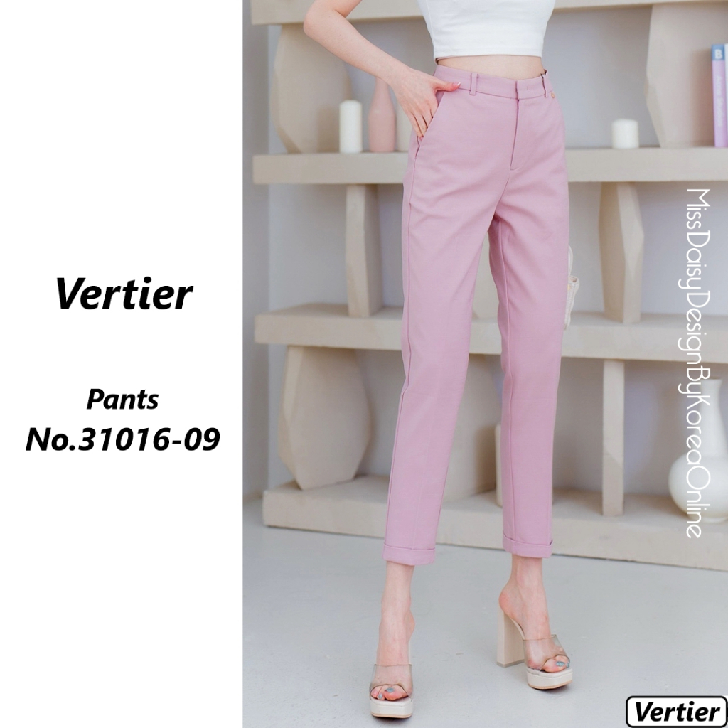 Vertier กางเกงขายาว 9 ส่วน No.31016 เนื้อผ้าชนิดใหม่ New Fabric !!! (Cotton 73％＋Nylon 16％ + Tencel 8% + Spandex 3%) - รูปที่ 3