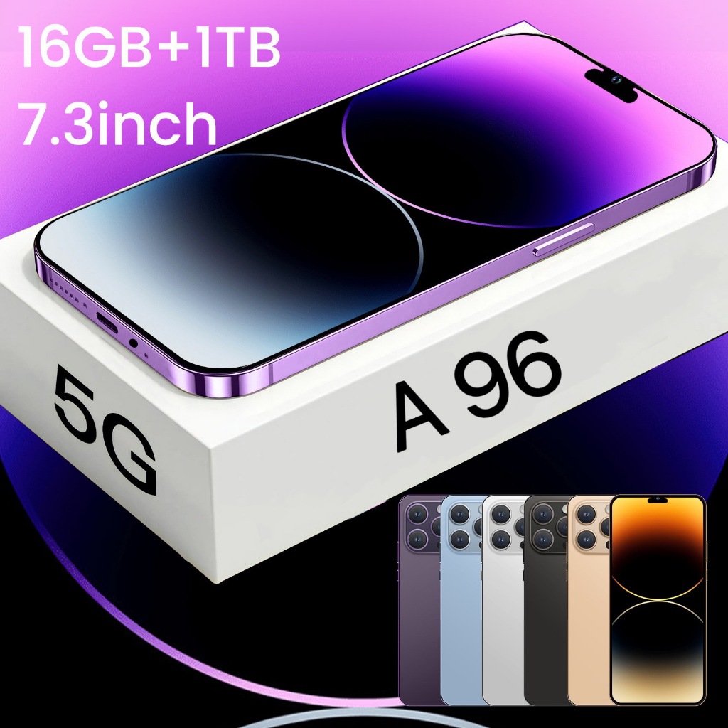 OPPO A96 5G 7.3นิ้ว ศัพท์มือถือ รองรับ2ซิม Smartphone  ศัพท์สมา แรม16GB รอม512GB ศัพท์ถูกๆ Android13 Mobile phone