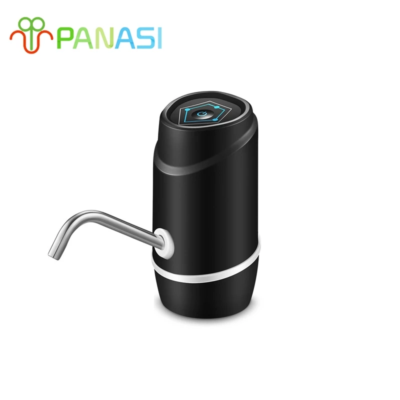 PANASI เครื่องปั๊มน้ำ แบต 1200mAh พร้อมสายUSB แบบชาร์จแบตได้ ที่ปั๊มน้ำมือถือ ที่ปั๊มน้ำดื่ม ขวดน้ำ ถังน้ำ เครื่องกดน้ำ