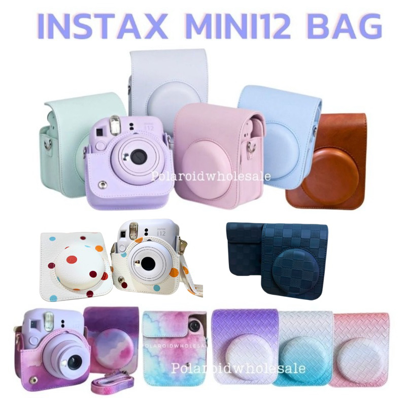 กระเป๋ากล้อง Instax mini12 (พร้อมส่งจาก กทม.)
