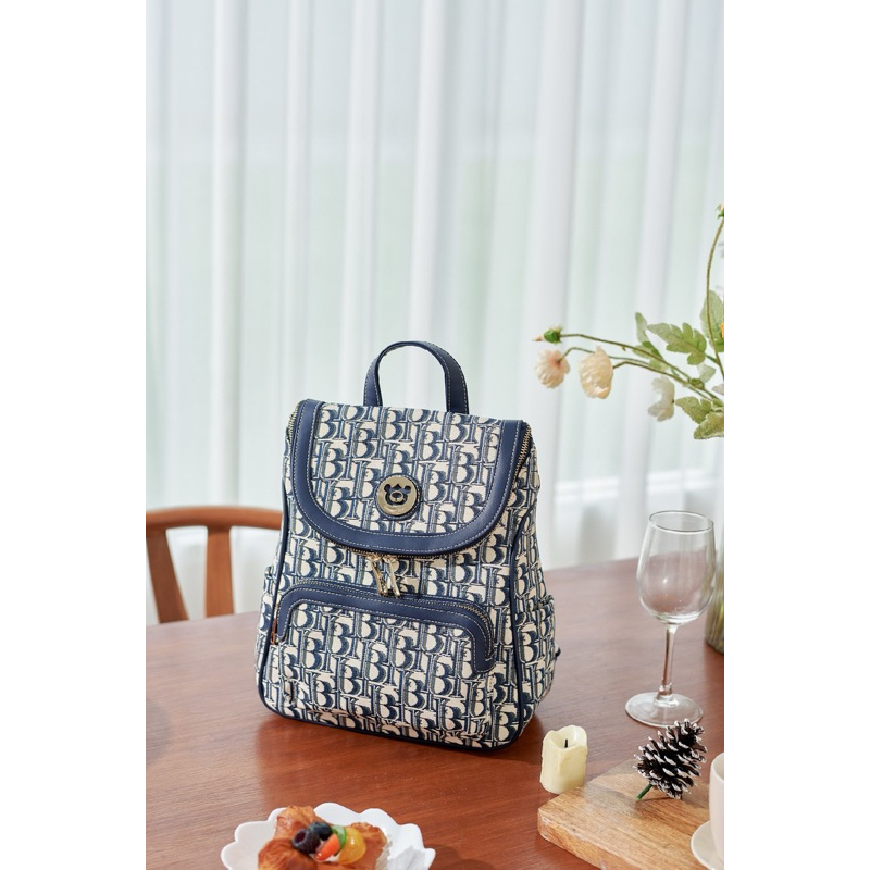 Henneybear-H1138 HB กระเป๋าเป้ กระเป๋าเดินทาง ทรงสวยใส่ของจุใจ