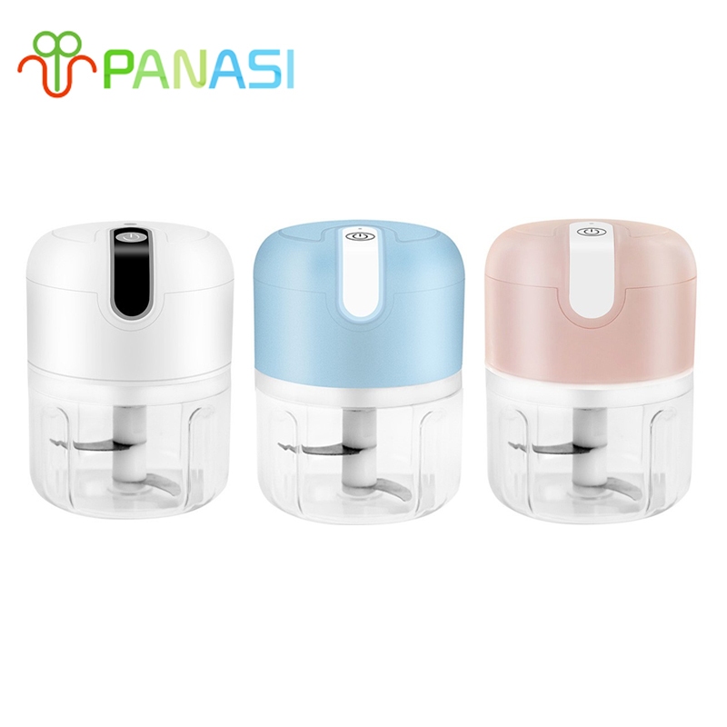 PANASI เครื่องปั่นกระเทียม มินิไร้สาย USBเครื่องบดกระเทียม ห้องครัว ปั่นละเอียด ประหยัดไฟ ที่บดกระเทียมไฟฟ้า ที่ปั่นพริก