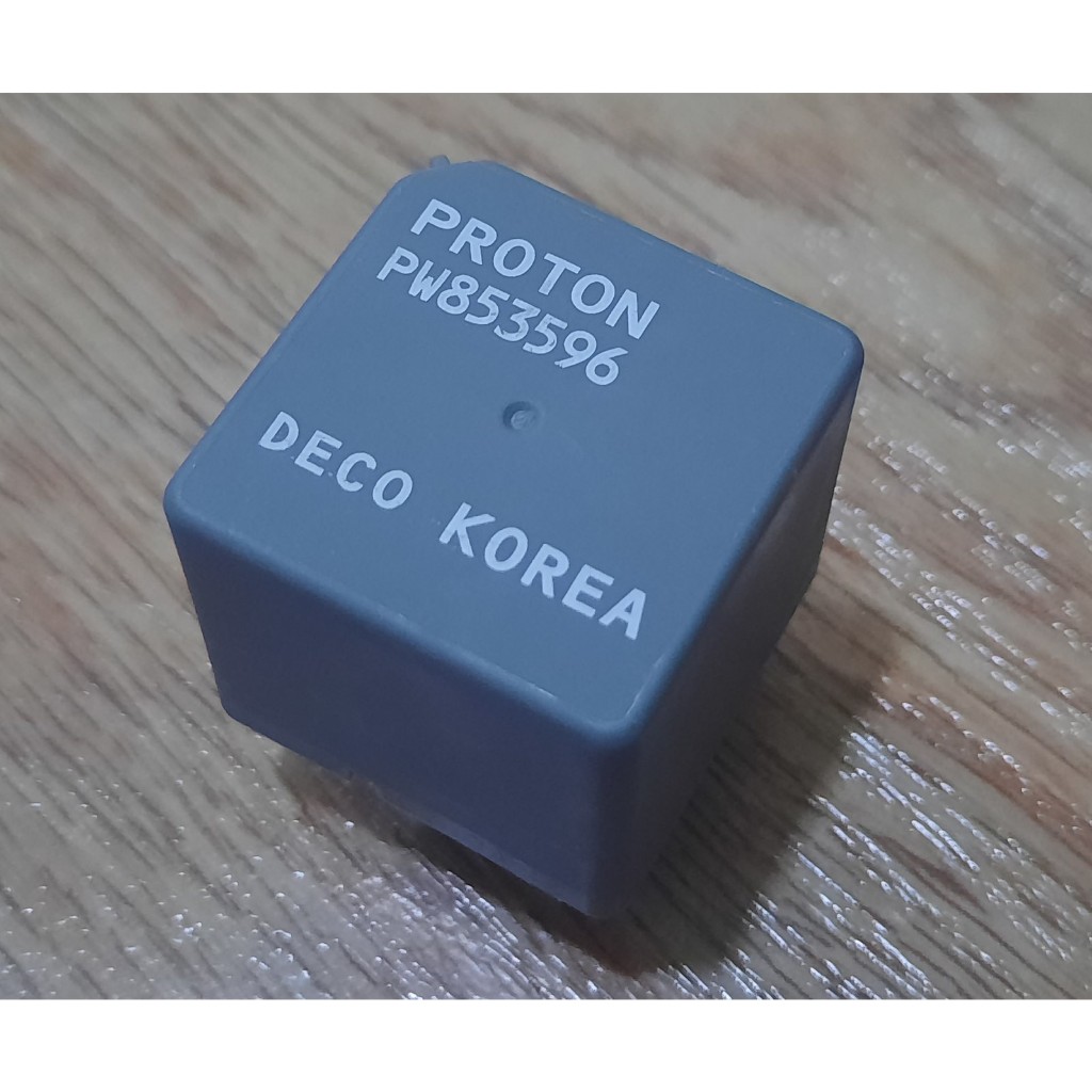 Relay PW853596 รีเรย์พัดลม PROTON FAN RELAY GEN 2 ,BLM SAGA ,FLX ,PERSONA ,EXORA SATRIA NEO  4 PIN  DECO made in Korea