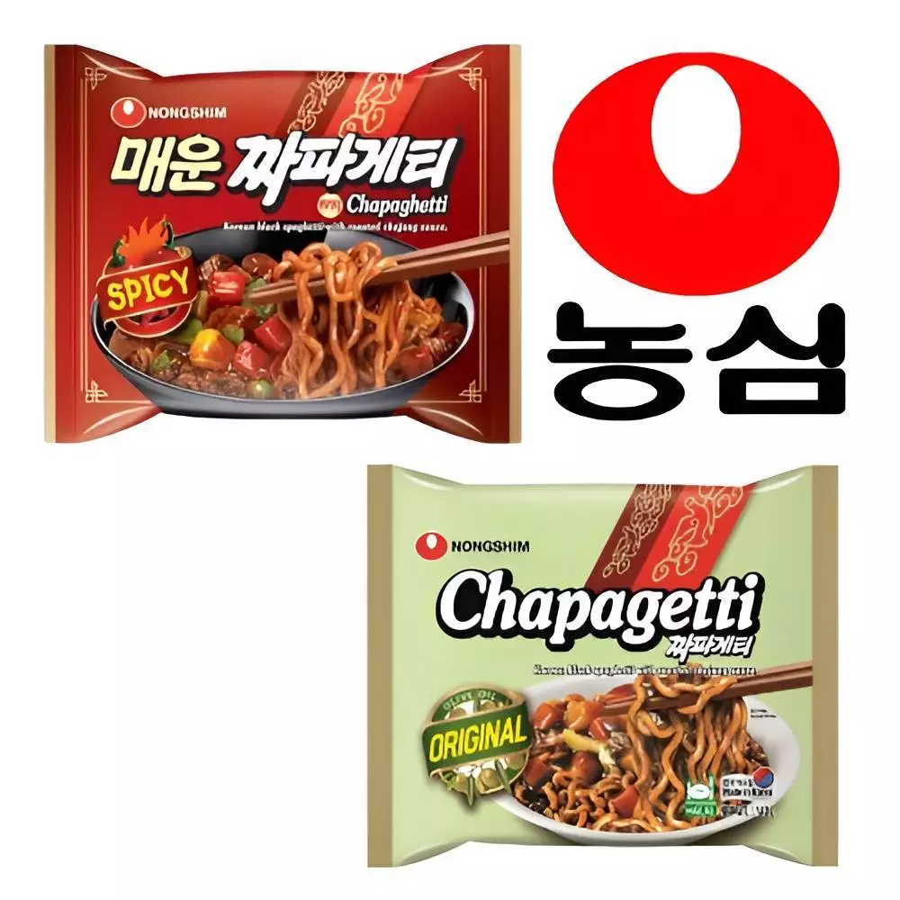 มาม่าเกาหลี จาปาเก็ตตี้ จาจังมยอน บะหมี่กึ่งสำเร็จรูป​ 137g 140g nongshim chapagetti 짜파게티 큰사발면